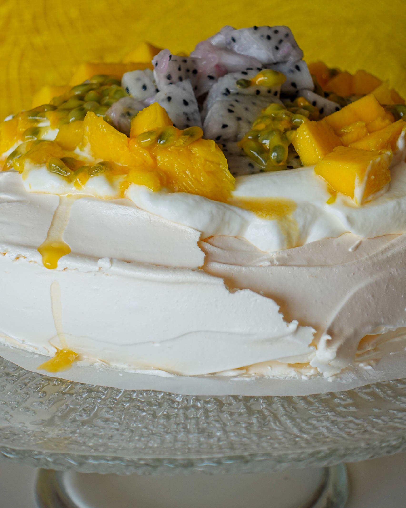 Tropical Fruits Pavlova Recipe - Helena Recipes