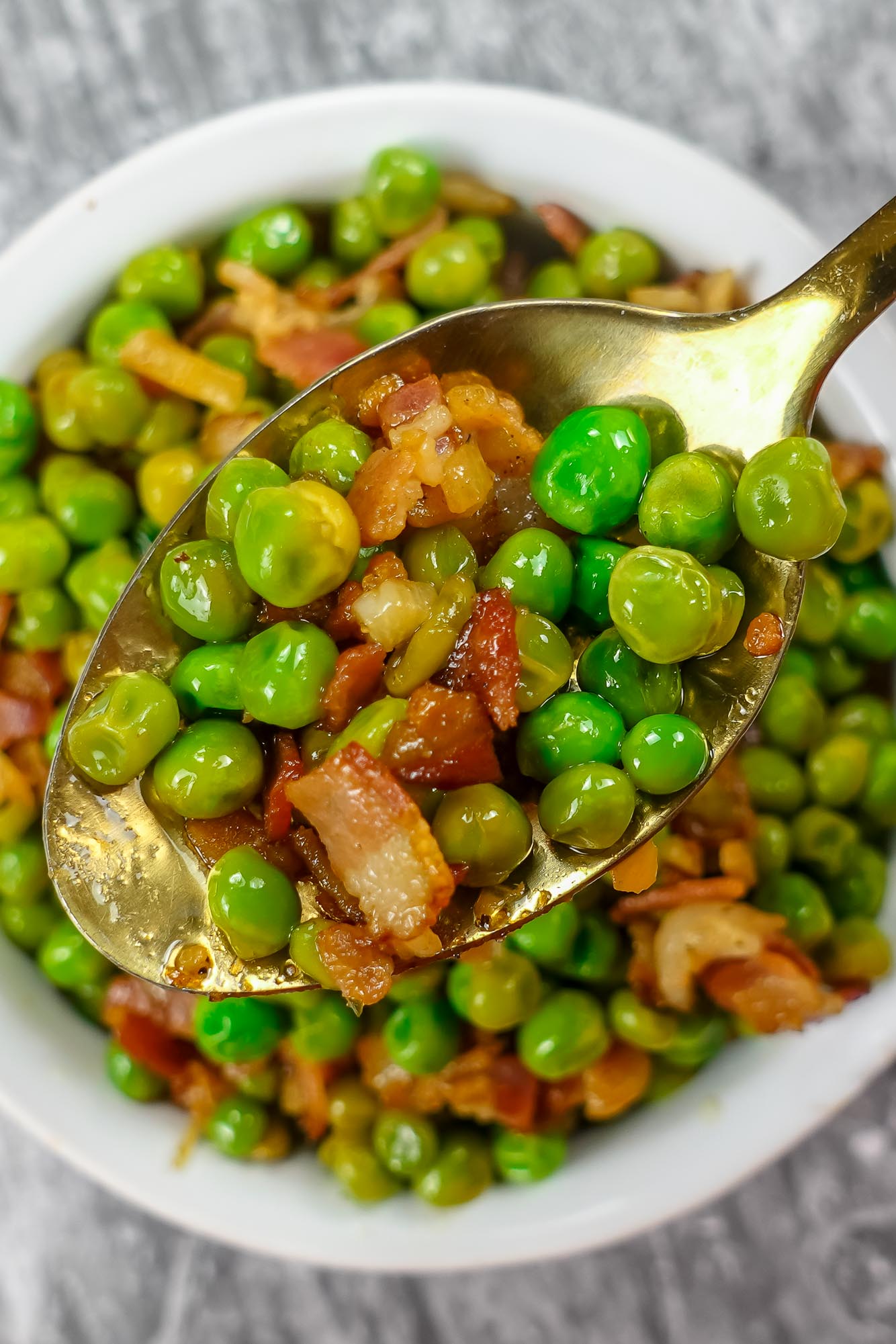 Peas with Bacon