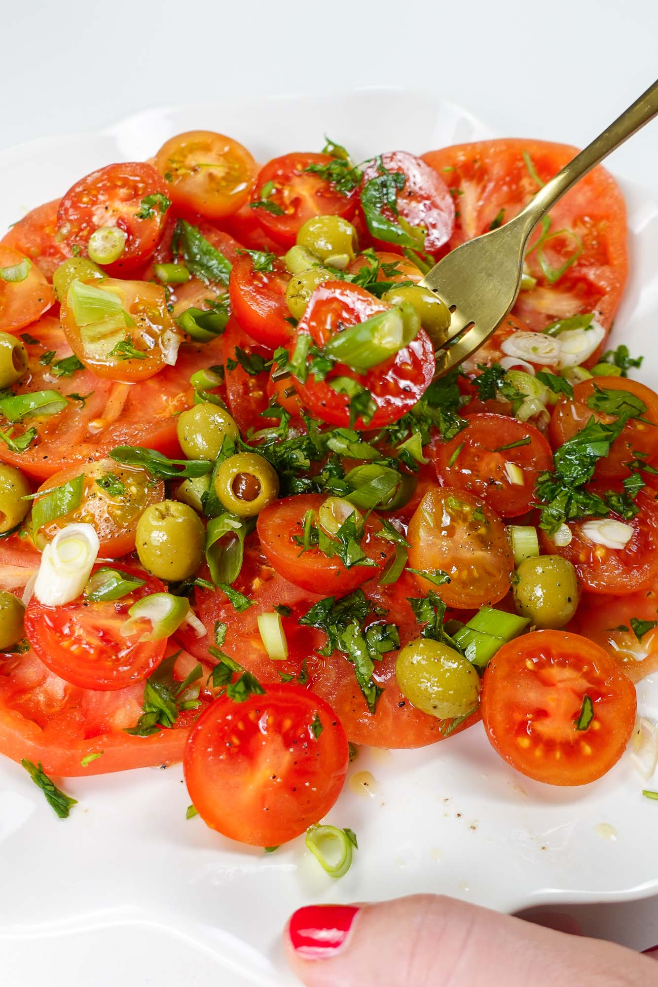Mediterranean Tomato Salad